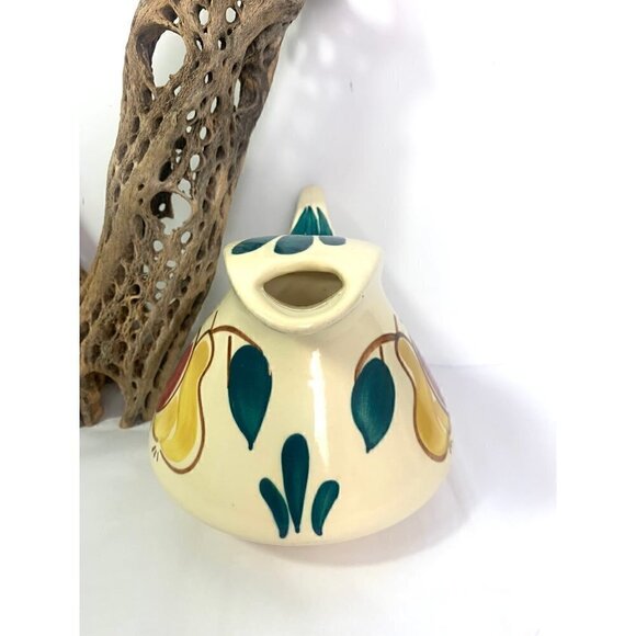 Vintage Purinton Dutch Jug Pitcher Hand Painted Fruit - Picture 3 of 10